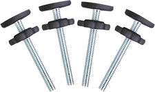 4 Pack Baby Gate Replacement Parts Threaded Spindle Rod 8MM, Screw Bolts Hardwar