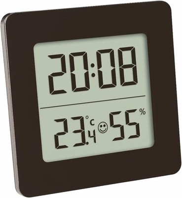 TFA Dostmann Digitales Thermo-Hygrometer, 30.5038.01, zur Raumklimakontrolle,
