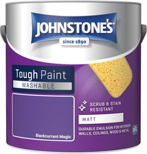 Johnstone'S - Washable Paint - Blackcurrant Magic - Matt Finish - Emulsion Paint