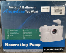 Dreamsani Floluxury-500 Macerating Toilet System With 500W Pump Upflush