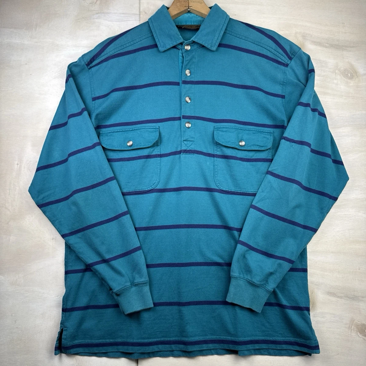 トップス 1990's Eddie Bauer L/S shirt check blue Eddie Bauer 1990s Vintage Casual Shirts for Men for sale | eBay
