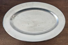 Sweden MCM Stainless Steel Platter 18-8 Serving meat 16" x 11" oval w/ scratches