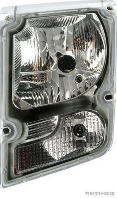 HERTH+BUSS ELPARTS 81658072 Hauptscheinwerfer links, H4, PY21W, W5W