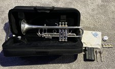 Accent TR 950 Pro Silver Trumpet, Upgraded Ca...