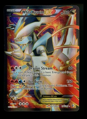 #2 White Kyurem EX 146/149 Boundaries Crossed 2012 Full Art Holo Pokémon Card