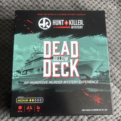 ELCHSPIELE Jagd A Killer Mystery DEAD BELOW DECK An Immersive Murder Mystery G