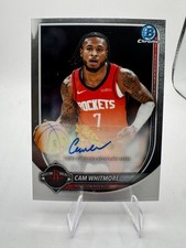 2025-26 Bowman Basketball - Cam Whitmore Chrome Auto Base