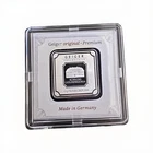 Geiger 10 Gram Silver Square Bar .999 Fine Silver Sealed In Assay