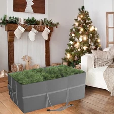 Elf Stor Christmas Tree Storage Bag for 9FT Artificial Trees (Gray)