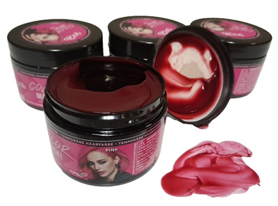 (4x150 ml) got2b Color Mask! Pink temporäre Haarfarbe für Farb Boost & intensive