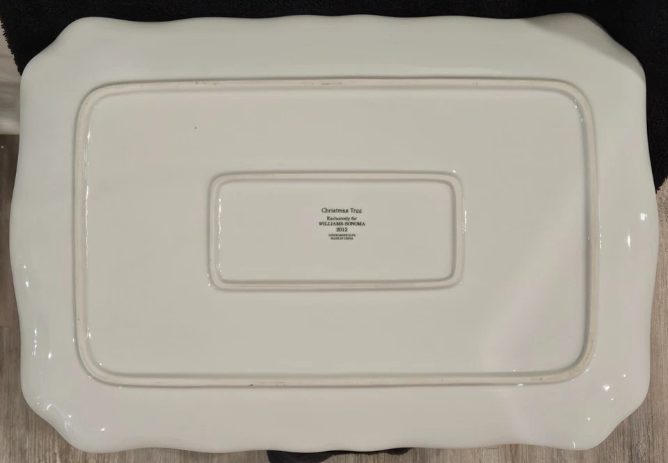 Williams Sonoma ’Twas the Night Before Christmas 18" Tree Platter 2012 – RARE - Image 4 of 4
