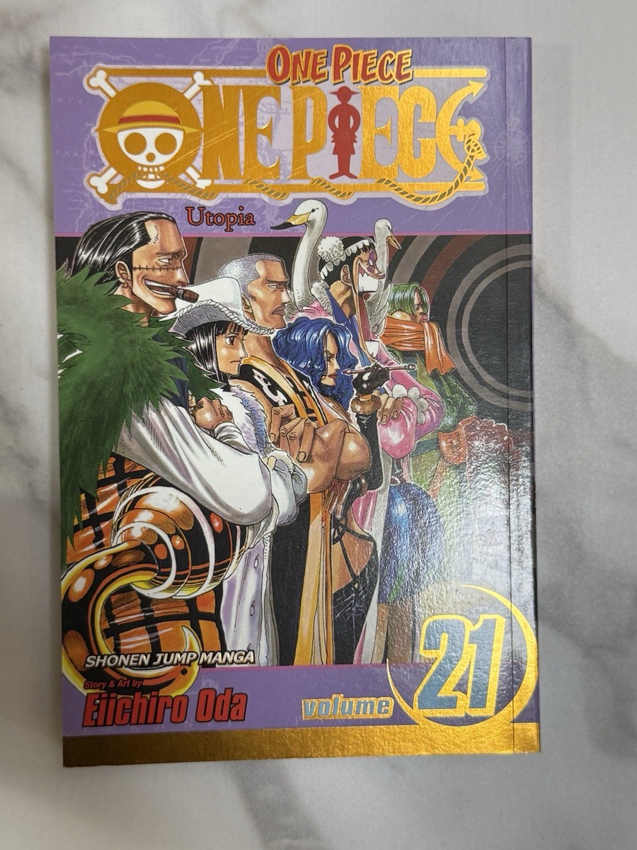 One Piece English Manga Vol 21 Gold Foil Cover 1st First Print | eBay