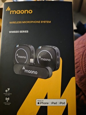 MAONO WM820 Series Wireless Microphone System Black Brand New In Box