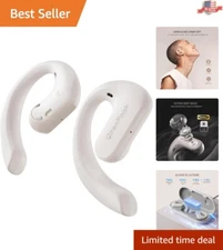 Waterproof Sports Earbuds with 60 Hours Playtime & AI Noise-Cancellation