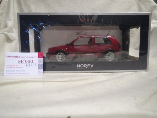 VW Golf III GTI 1996 Red Rot 20 Years Anniversary Edition Norev 1:18 188418 - Bild 1 von 5