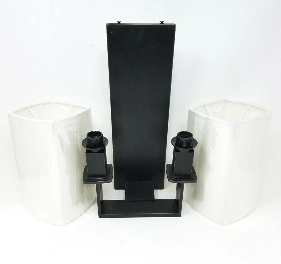 Aplique de pared Hudson Valley Lighting 722-OB antiguo bronce Baldwin 2 luces 14" de alto Foto 2 de 4