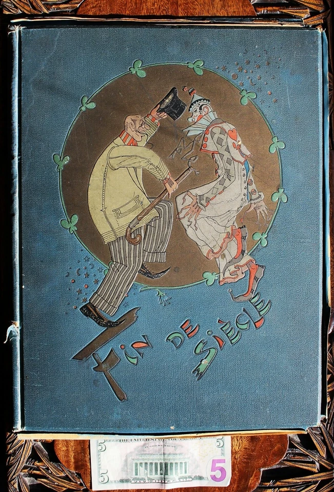 German "Fin De Siecle" Lithograph Portfolio by Carl Strathmann (Incomplete) 1893 - Image 2 of 4