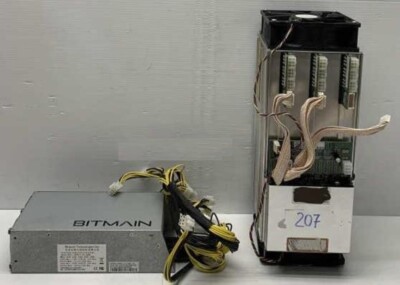 BTC BCH Bitcoin Bitmain AntMiner S9i 14T w/1800W PSU Miner Power Supply