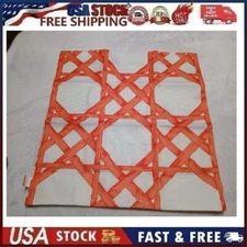 Cyrus Cane Summer House Coral Throw Pillow Cover, 20x20", Insert Not Included