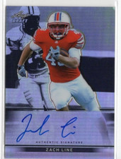 2013 Leaf Draft Parallel Silver Auto /99 #BA-ZL1 Zach Line