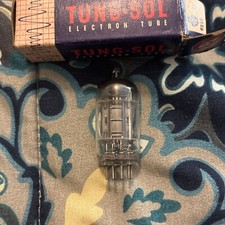 Tung SOL Black Plate 12AU7 ECC82 Tested Vintage Audio Preamp Guitar Amplifier