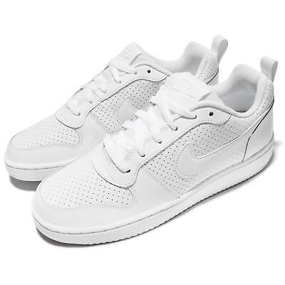 NIKE COURT BOROUGH SNEAKERS TRAINERS SPORT WOMEN SHOES TRIPLE WHITE SIZE 11  NEW | eBay