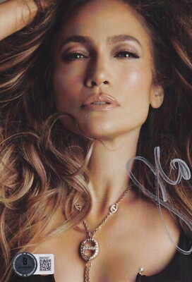 JENNIFER LOPEZ signed (THIS IS ME) J-LO 5X7 art card BECKETT BAS