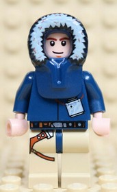 Lego Han Solo 7749 Tan Legs 2010 Light Flesh Head Pattern Star Wars Minifigure