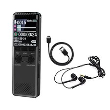 1 Intelligent 32GB Digital Recorder Voice Activated Recorder Supports Playback