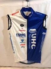 United Healthcare Vermarc Mens Pro Cycling Vest Small Light Road Bike UHC NEW