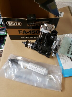 SAITO Engine - SAITO FA-150S Black - 150 S 4C motor - New | eBay
