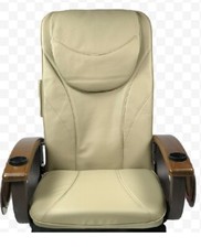 Pedicure Backrest and Seat Replacement Cover Cushion- heart headrest-BEIGE