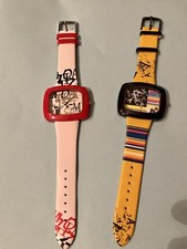 Stock Lotto Orologio Orologi Pezzi 2 Unisex Donna Uomo Introvabili Particolari 