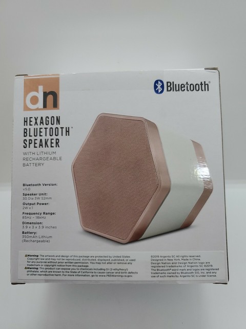 dn hexagon bluetooth speaker