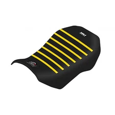FMX Black & Yellow RIBS  Seat Cover for Suzuki LTZ 400 - FREE SHIPPING INCLUDED