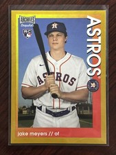2022 Topps Archives Snapshots Jake Meyers Gold Parallel #/10 Astros RC Rookie