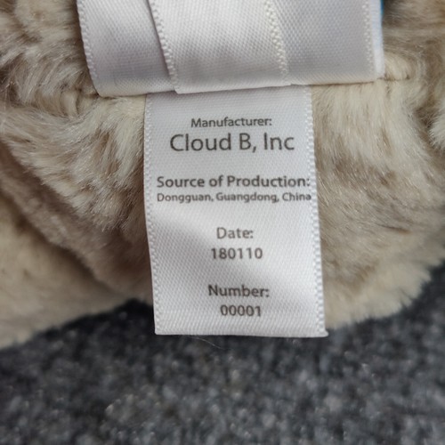 Cloud B Huggins Tan Puppy Dog Plush Stars Lovey Cuddle Security Stuffed Animal - Picture 11 of 12