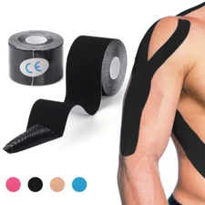 2 Rolls Kinesiology Tape Athletic Muscle Physio Sport Elastic Physio Therapeutic