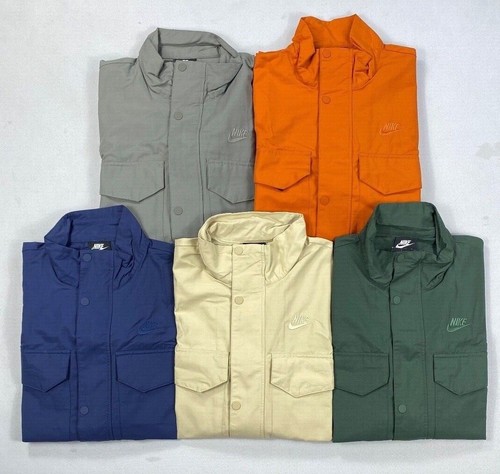 Men's Nike Standard Fit Lightweight CZ9922 Button Up and Zipper Jacket