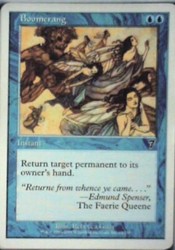 Boomerang 64 Common 7th Edition MTG
