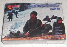 Mars Figures 72124 1/72 20mm WWII U.S. Infantry Winter Uniform