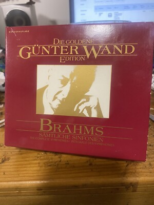 BRAHMS - Komplette Symphonien - 4 CD BOX SET (1995) Günter Zauberstab - EMI HARMONIA MU