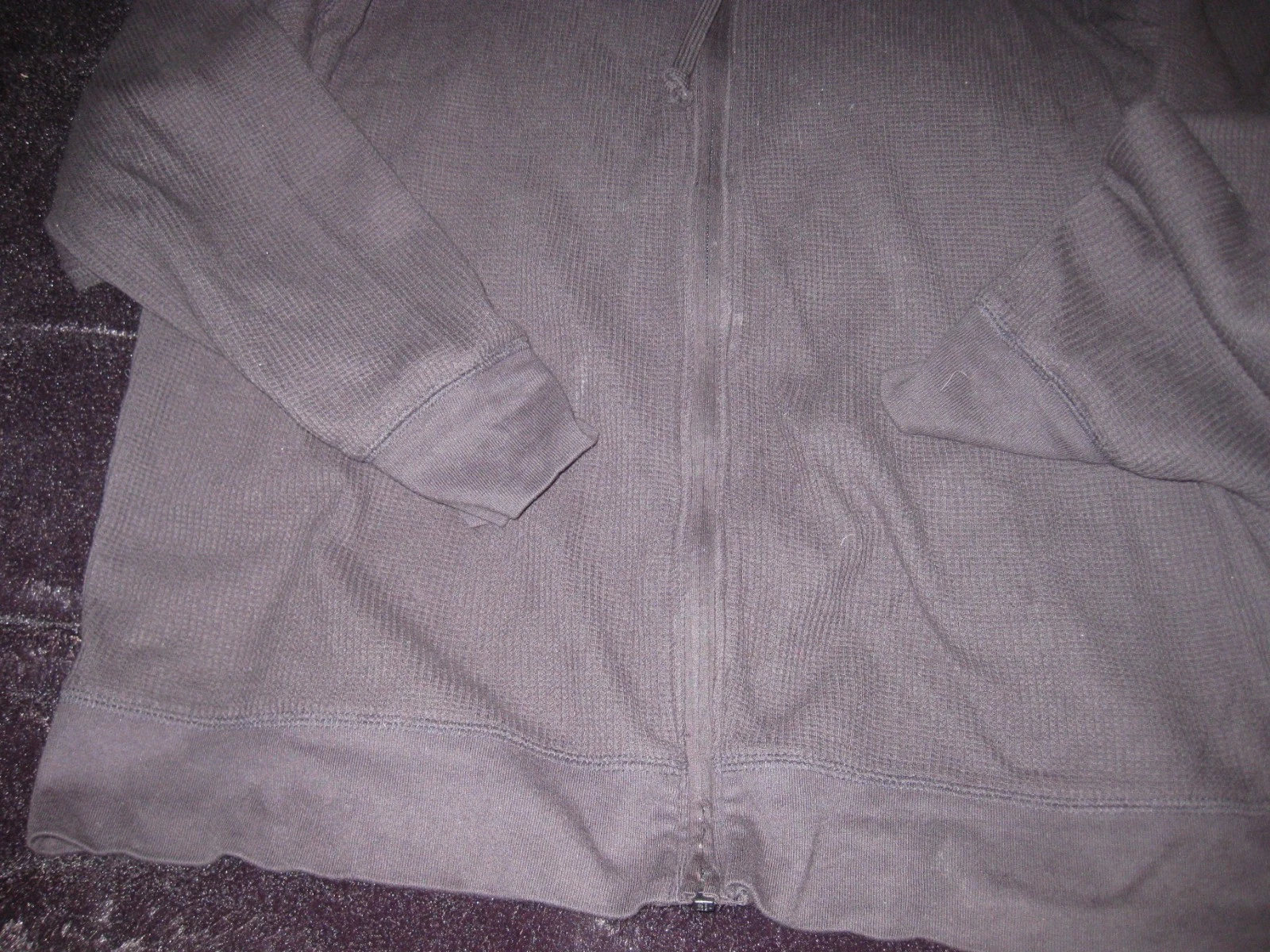 Felpa con cappuccio e zip intera MICHAEL KORS uomo nera (GRANDE) USATA