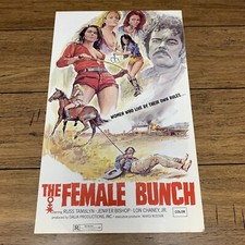 THE FEMALE BUNCH 1971 ORIGIGINAL MOVIE POSTER PRESSBOOK COLOR PROMO CV JD