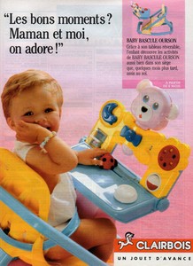 Publicite 19 Jouets Clairbois Baby Bascule Ourson Pour Bebe Ebay