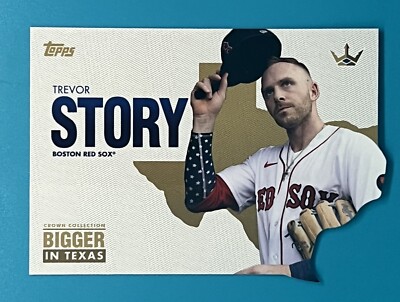 Topps 2022 Bobby Witt Jr. x Crown Collection Bigger in Texas BIT2 Trevor Story