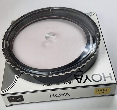 2x Hoya HMC 77mm Skylight 1B Glass Lens Filter Japan 77 mm Multi