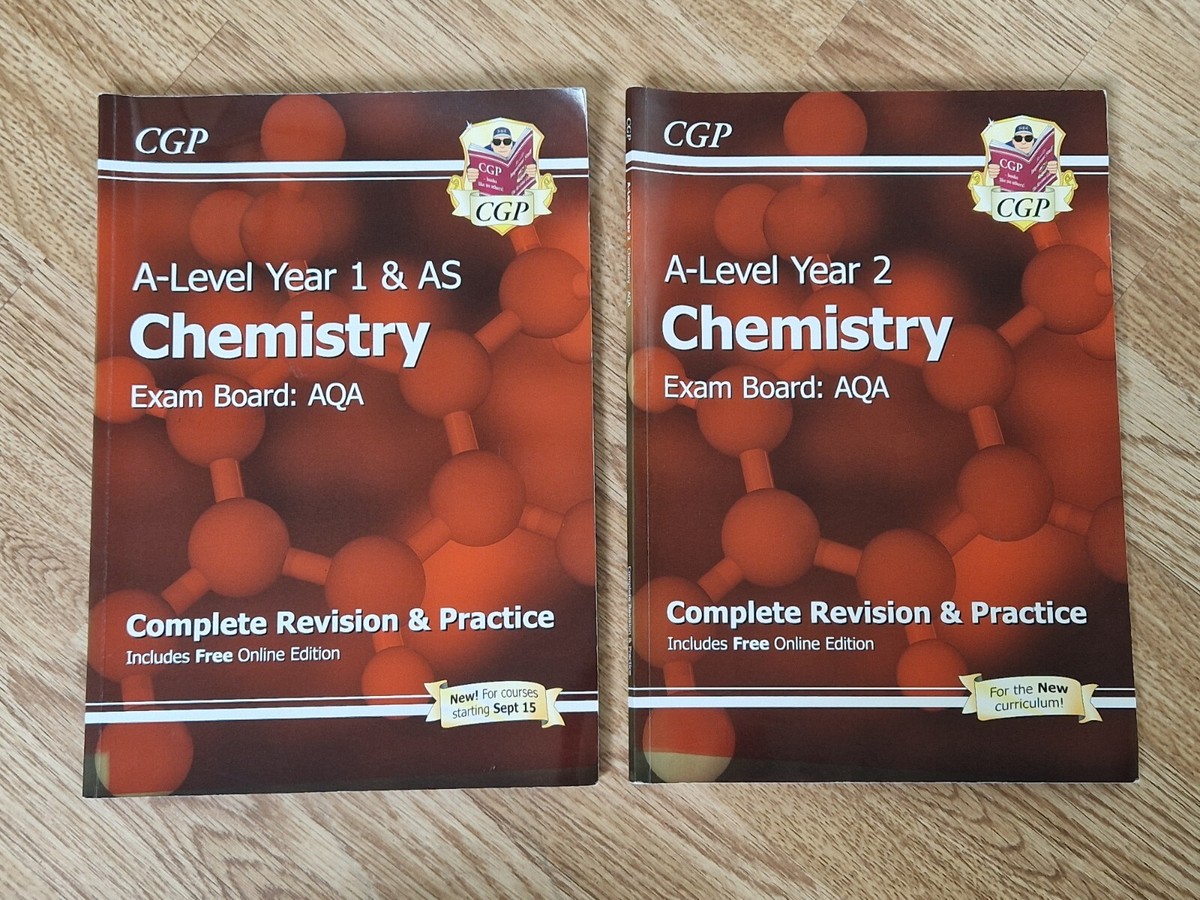 CGP AQA A-Level Chemistry Year 1 & 2 A-level Revision Guide 