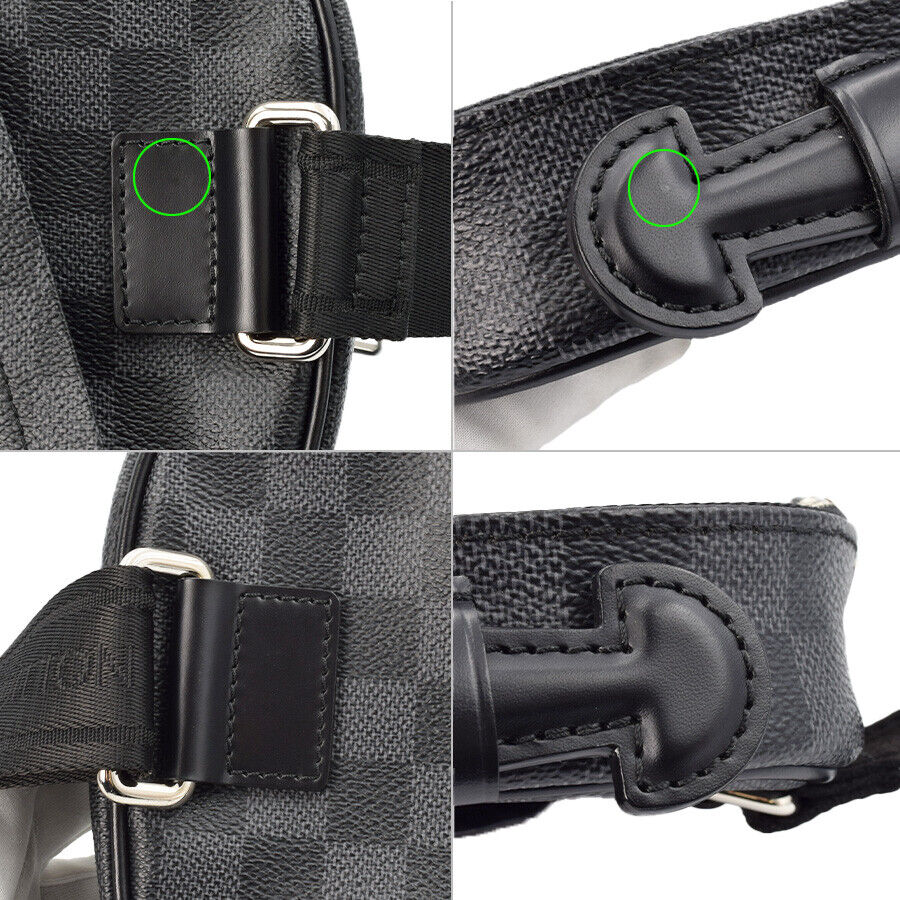 Louis Vuitton N41289 Ambler Damier Graphite 2 Way Bum Bag Louis Vuitton N41289 Ambler Damier Graphite 2 Way Bum Bag