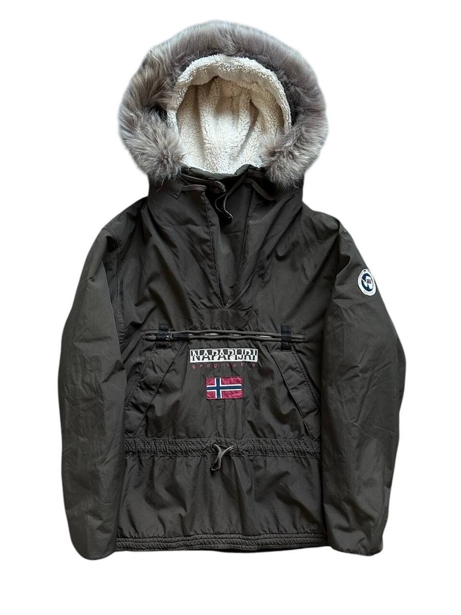 新品 NAPAPIJRI ナパピリ SKIDOO SL アノラック Napapijri Skidoo winter warm fleece anorak jacket vintage